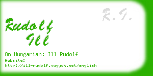 rudolf ill business card